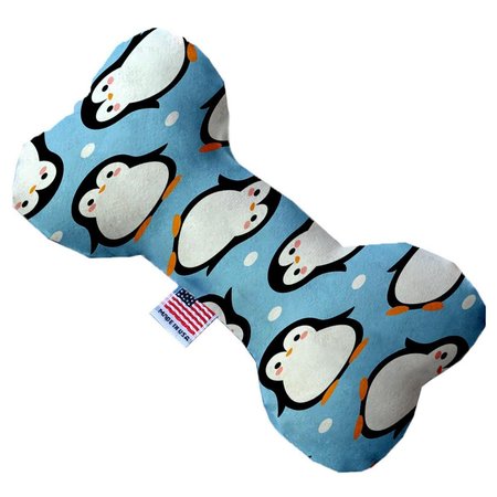 MIRAGE PET PRODUCTS Penguins in Blue 10 in. Stuffing Free Bone Dog Toy 1299-SFTYBN10